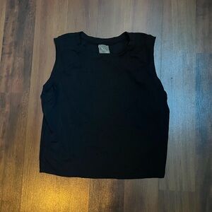 CVG Black Athletic Crop